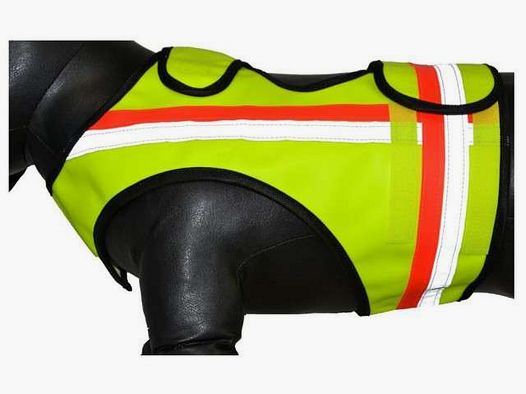Hunde-Warnweste mit GPS-Tasche