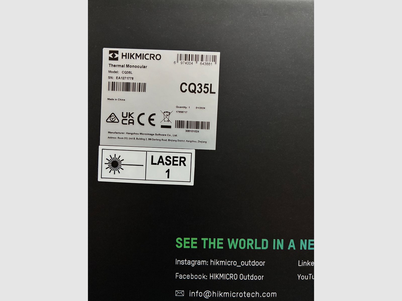 Hikmicro Condor LRF CQ35L