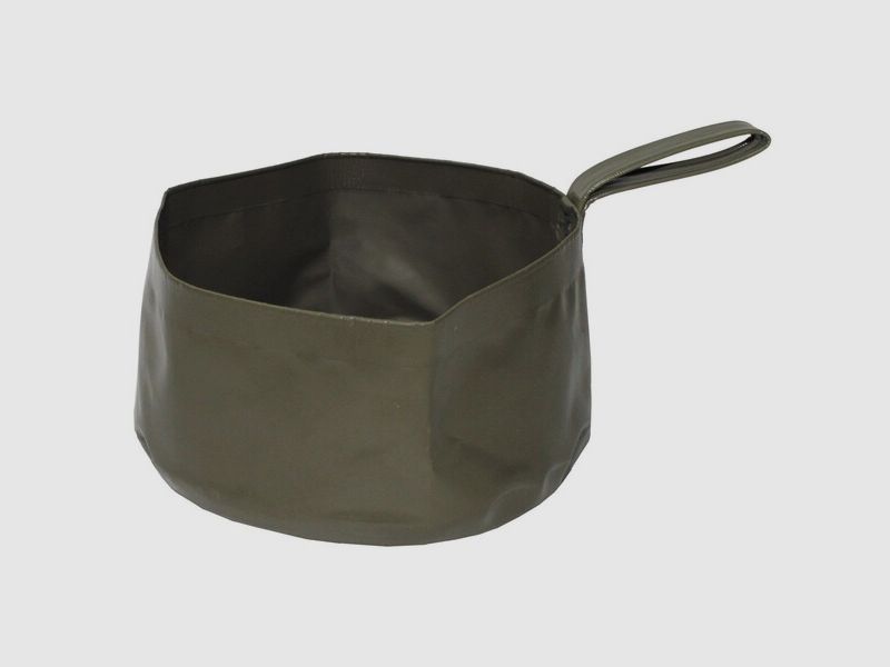 Faltschüssel 3,5 l oliv - zum Tränken / Wasser holen / Waschen