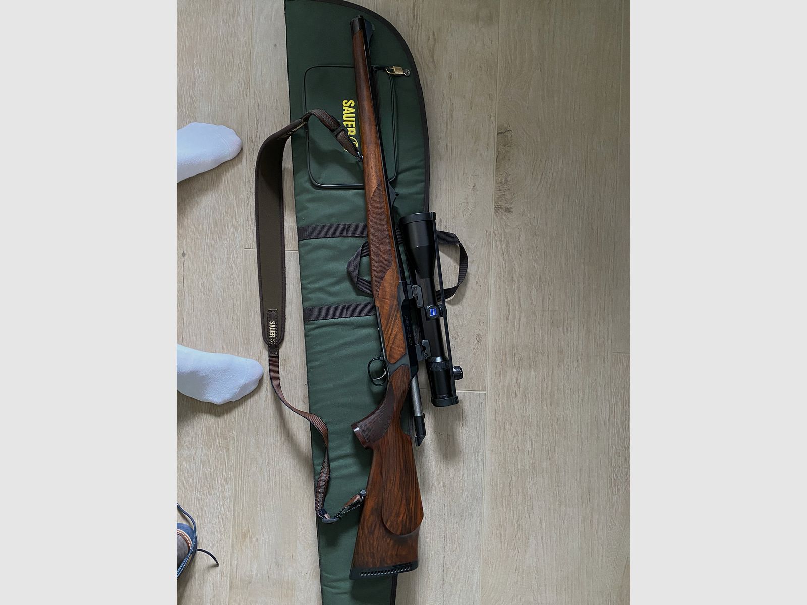 Sauer & Sohn 202 Stutzen 9,3x62 Sonderholz Schrankwaffe