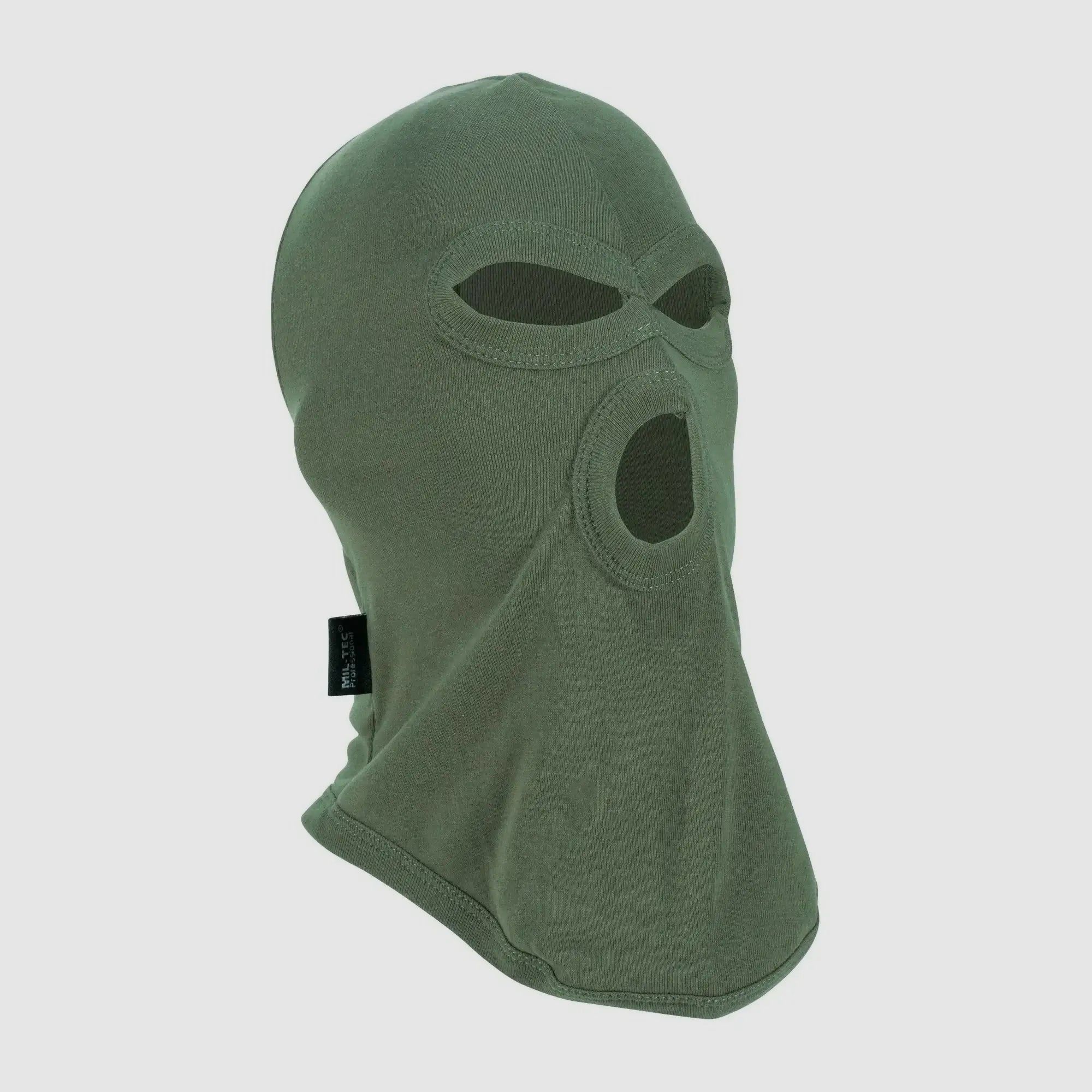 Mil-Tec Balaclava 3-Hoyos - Oliva