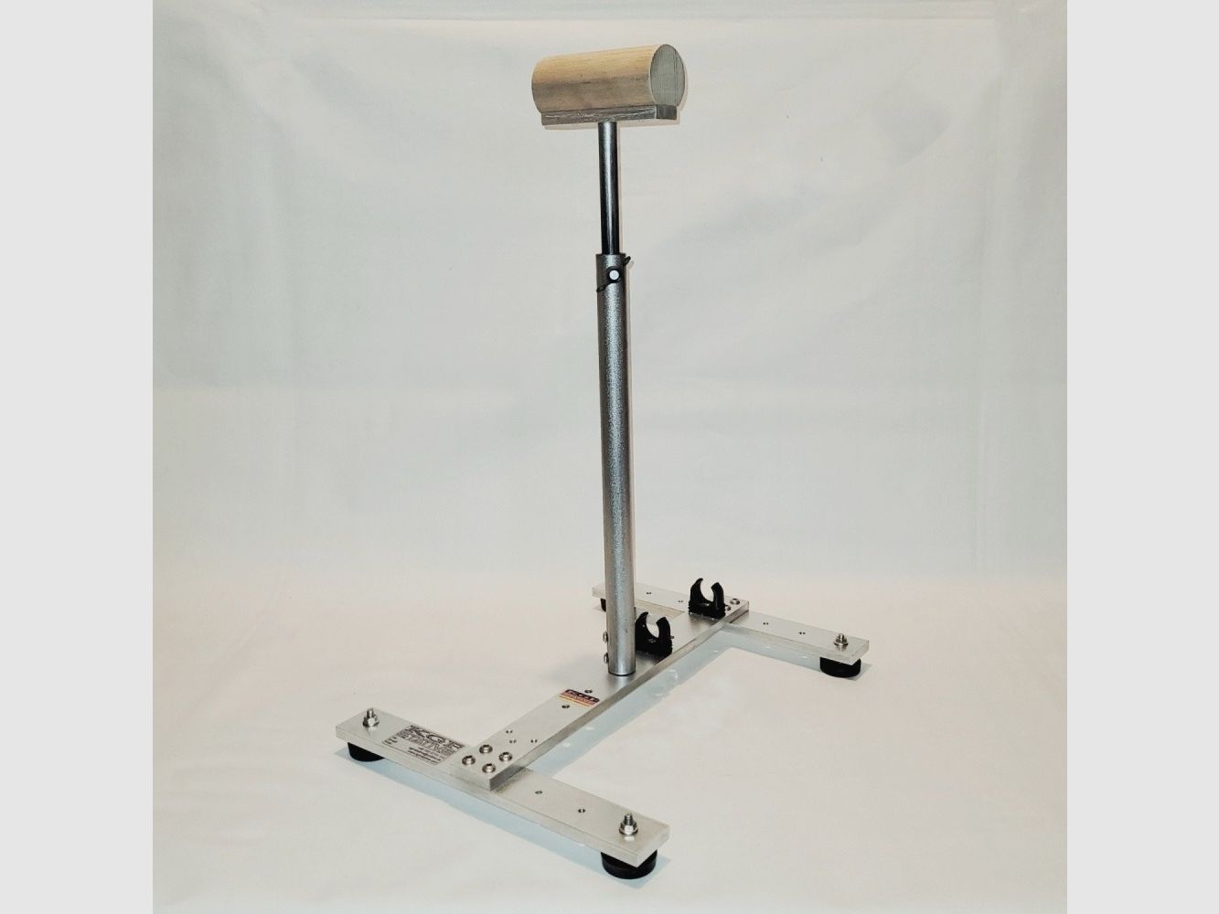 KGF-Auflagestativ - Auflageständer Alu HT-1000-Basic mit Buchenholz-Auflage, klappbar