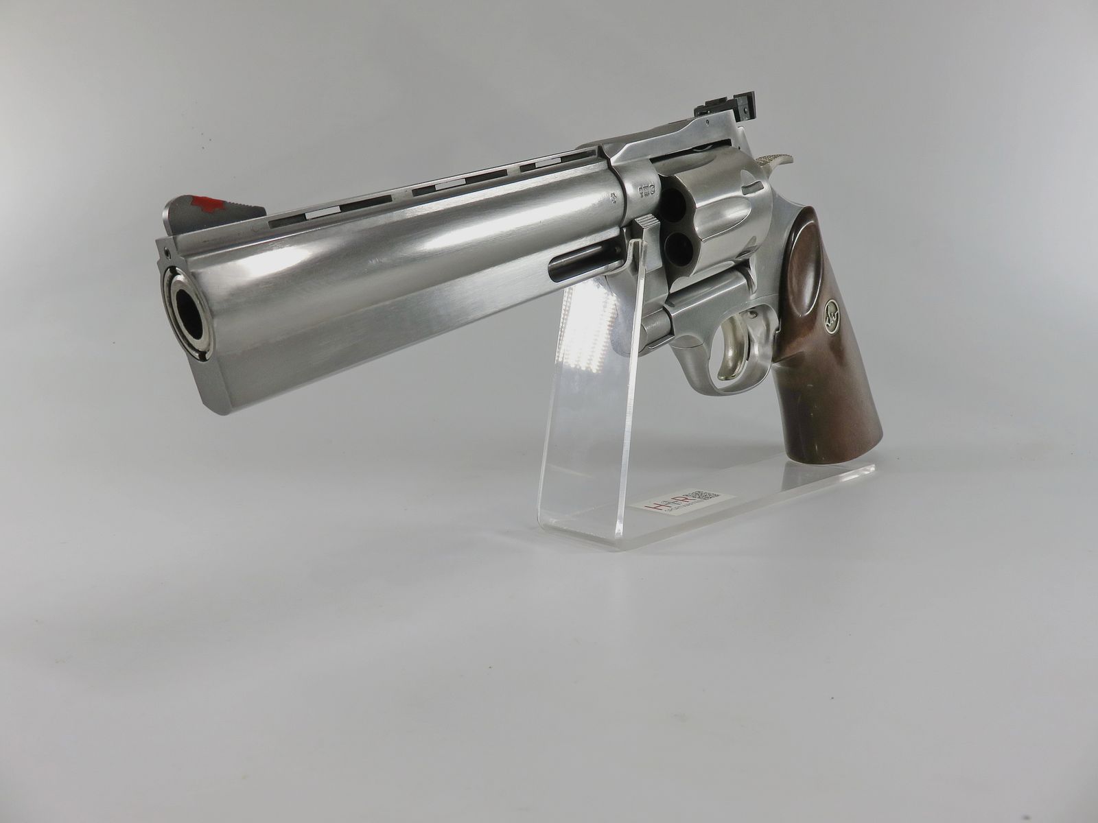 Revolver Dan Wesson Model 44, 6 Zoll UND 10 Zoll Austauschläufe, Kaliber .44 Magnum, Stainless, Target-Ausführung, Top-Zustand