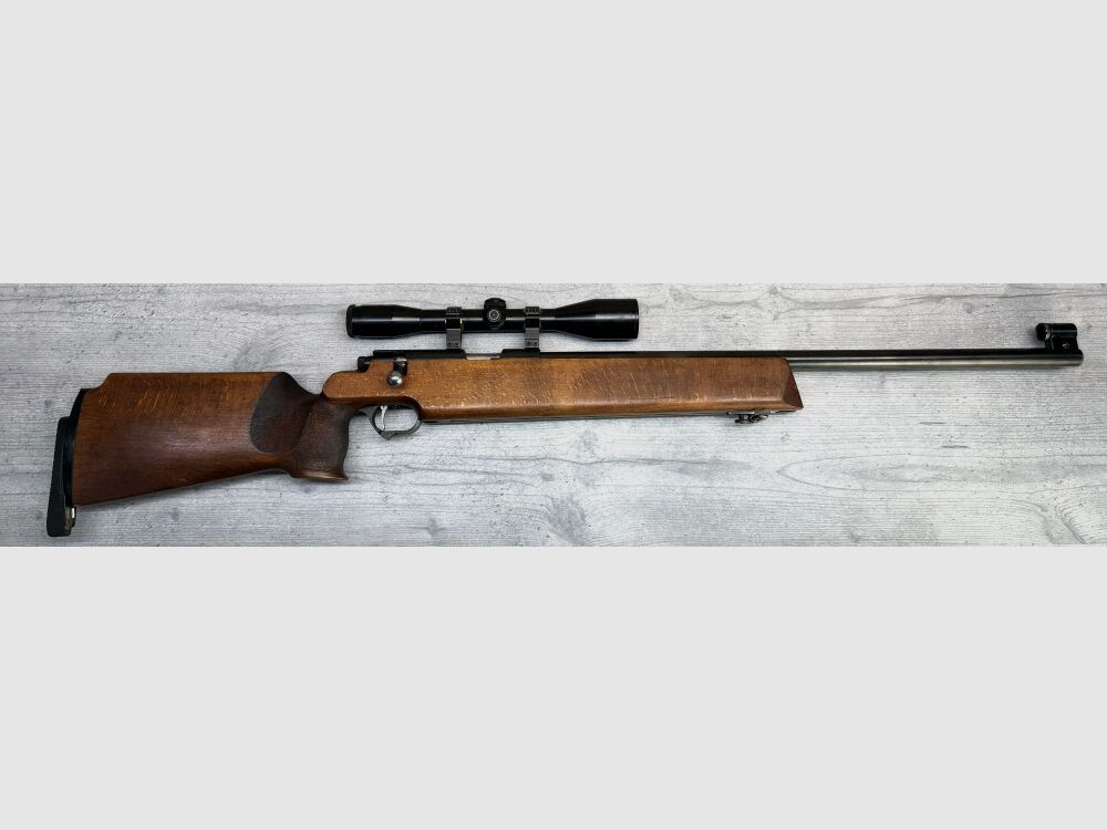 PGH Suhl Mod. 150 Kal.: .22lr + SB 10x42 + Anschütz - Diopter .22lr