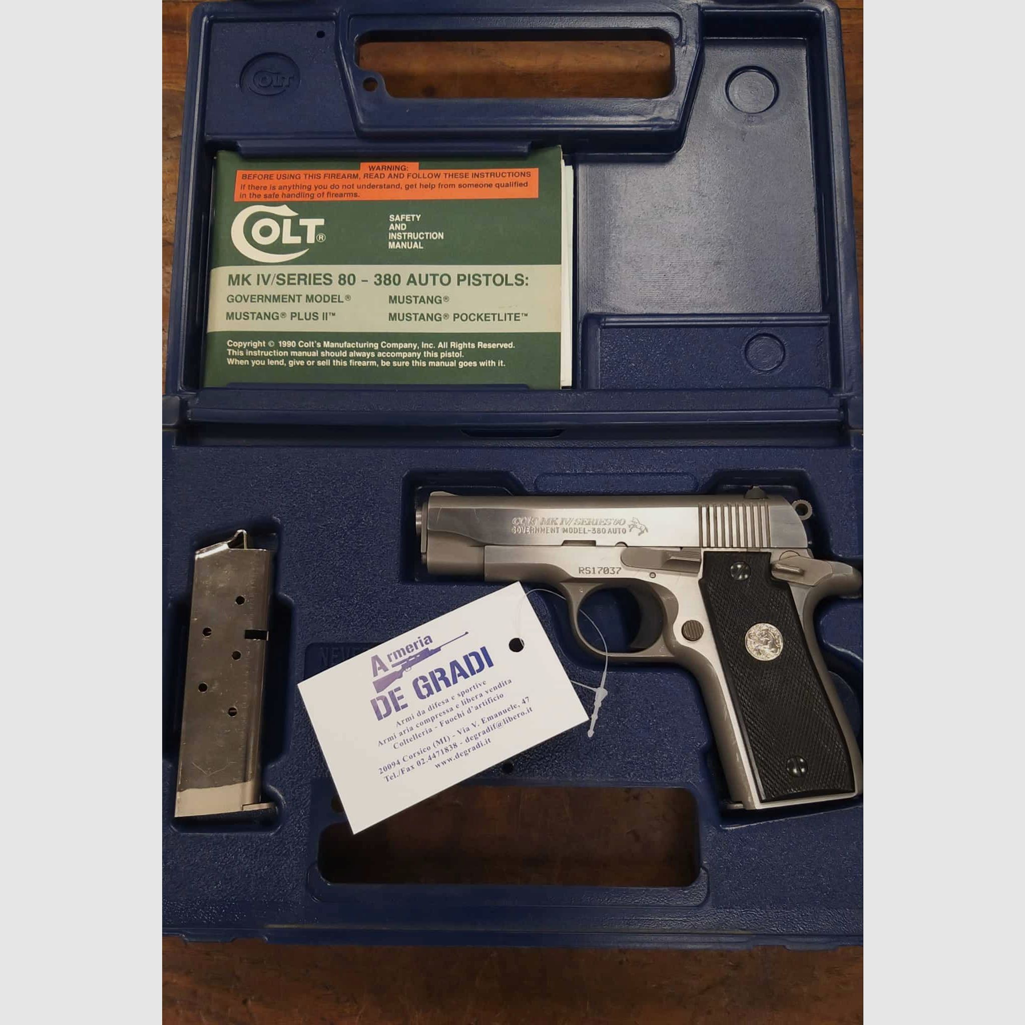 COLT GOVERNMENT MK IV KALIBER 380 AUTO, Bild 1 von 4