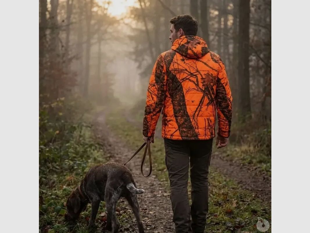 Reversible Steppjacke STAGUNT Alaskan khaki und orange Blaze, Bild 6 von 17