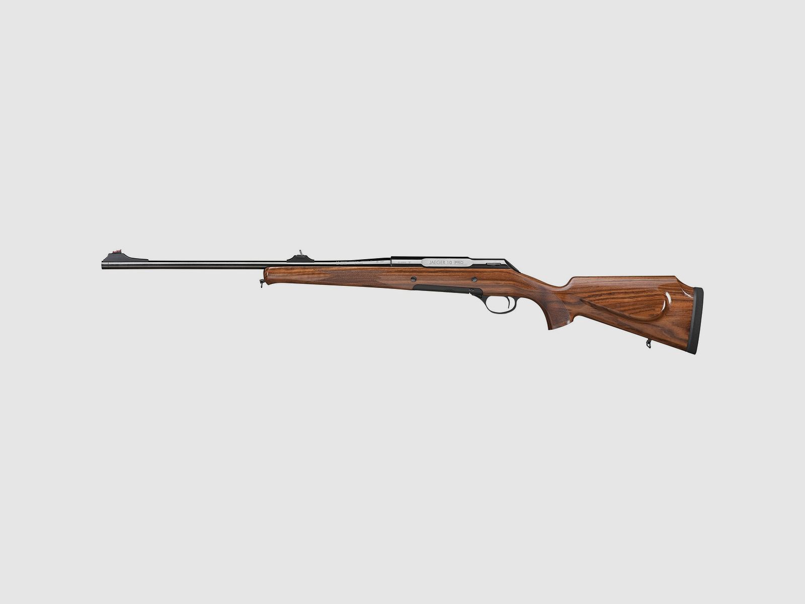 Haenel	 Jaeger 10 Lady Timber  mit abnehmbarer Visierung, mit Mündungsgewinde M15x1, Kaliber .308 Win. Repetierbüchse