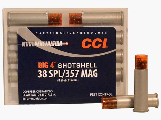 Cartuccia a pallini CCI .38 Special 84GR 10 cartucce
