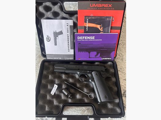 Schreckschusspistole „Colt Government 1911 A1“ 9mm P.A.K.