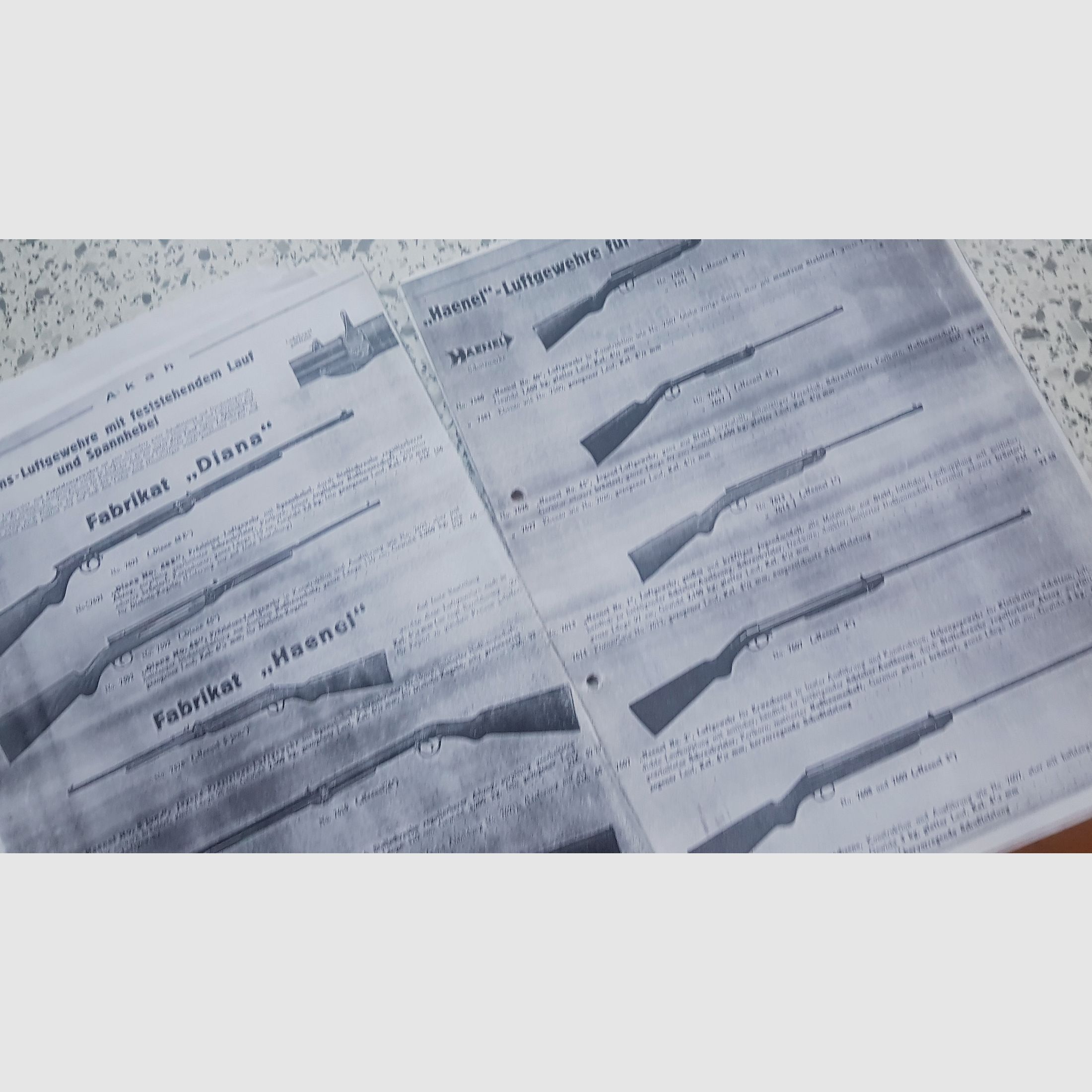 Look ;-) Various collected documents from newspapers etc. a lot about Haenel models with rare documents