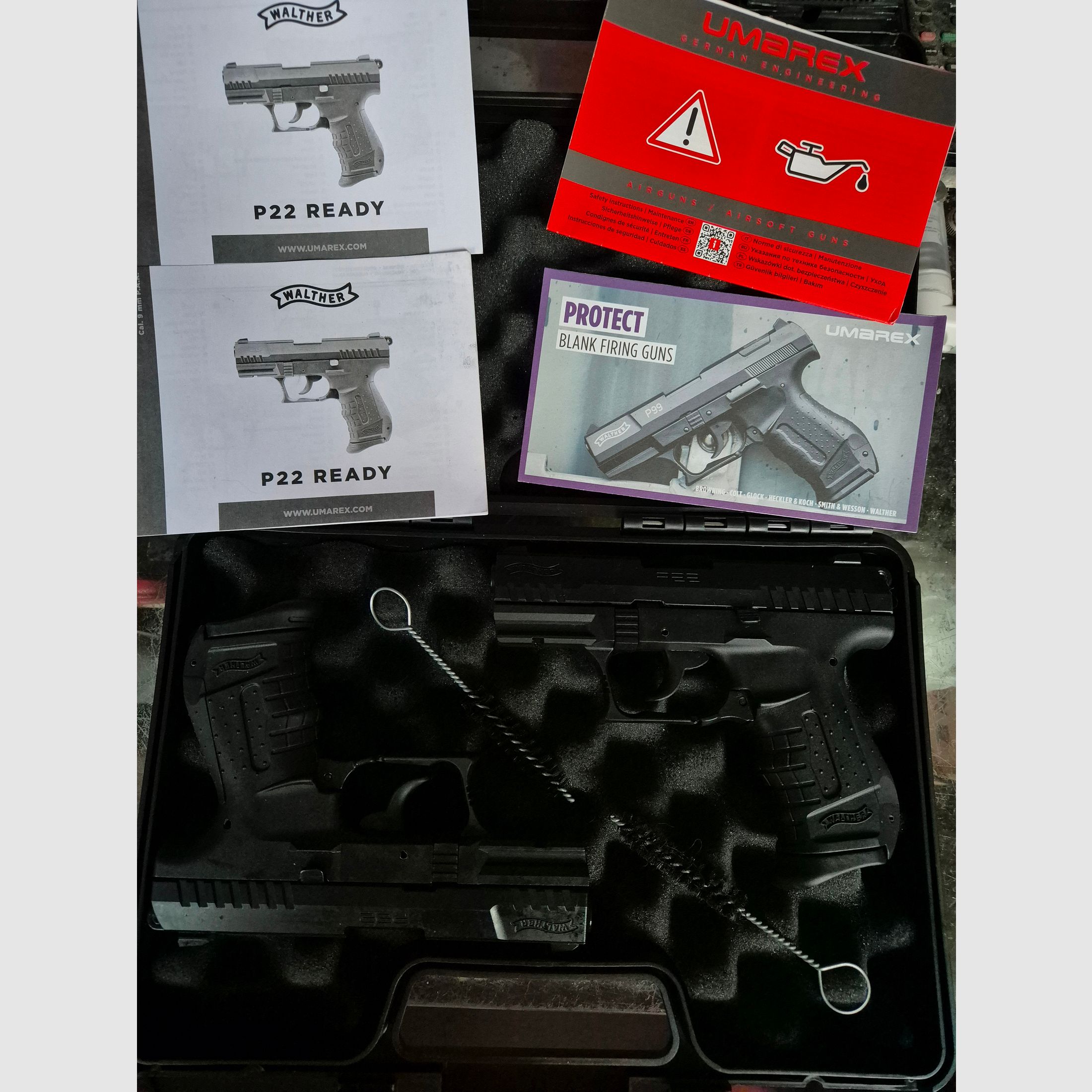2 SZTUKI - WALTHER P 22 GOTOWY - OKAZJA - z spadku