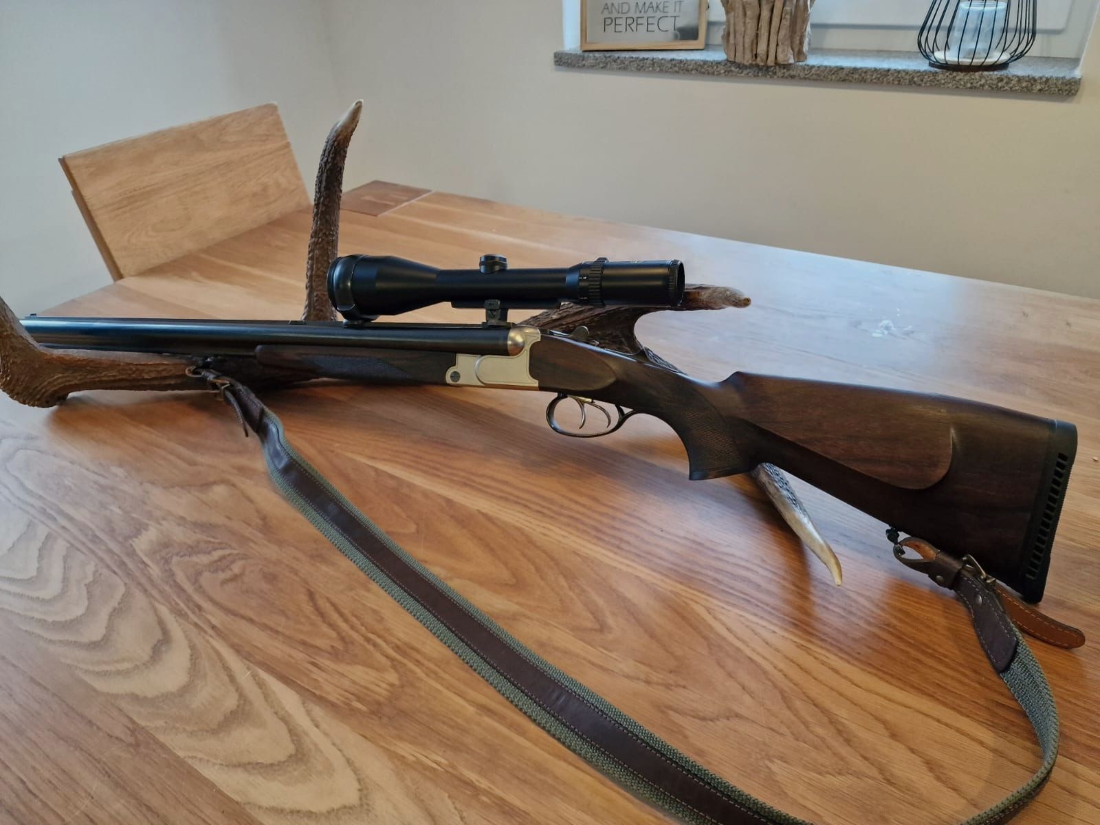 Krieghoff Plus Drilling mit EL 7x57R 12/70 22. Hornet