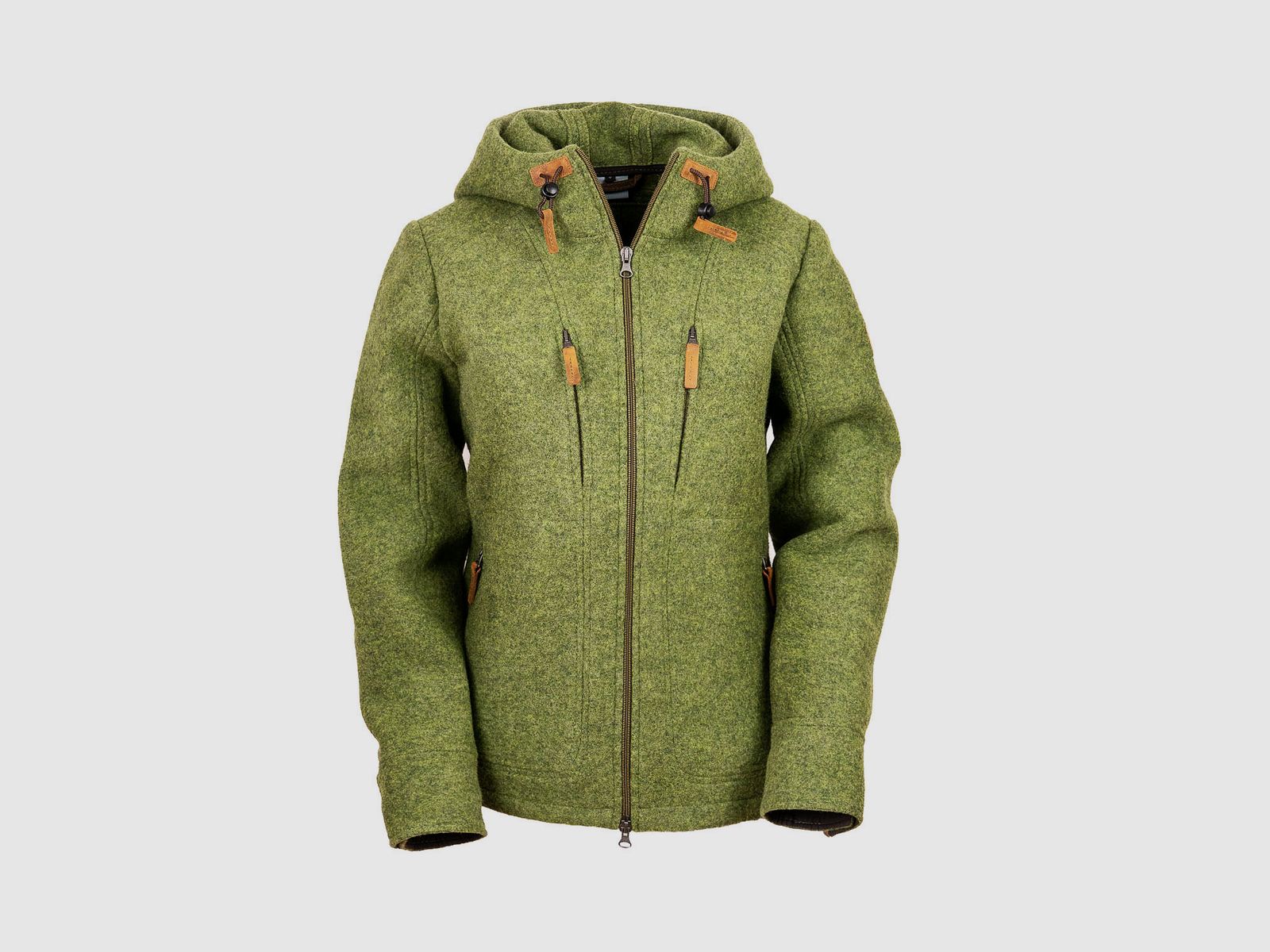 Lodenfleecejacke "Kapuzenwally" Mod. 2023, Flechte