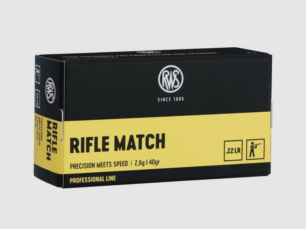RWS 40grs Rifle Match 50STK