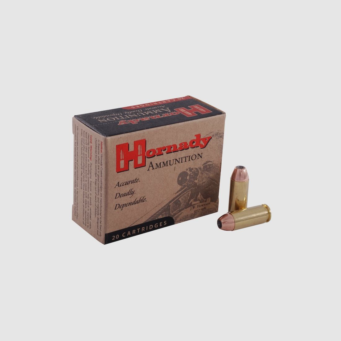 Hornady Custom 10mm ACP 155GR XTP 20 cartucce