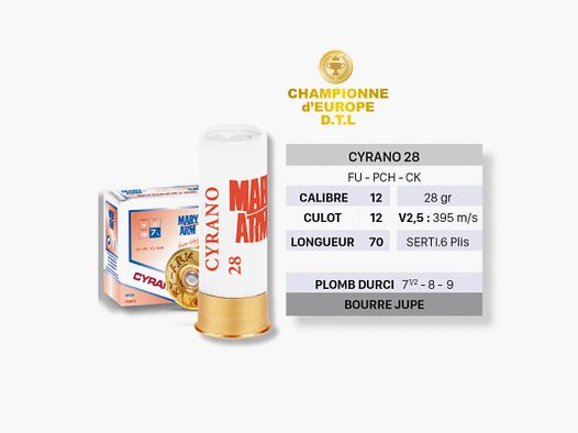 PATRONEN MARY ARM CYRANO 28