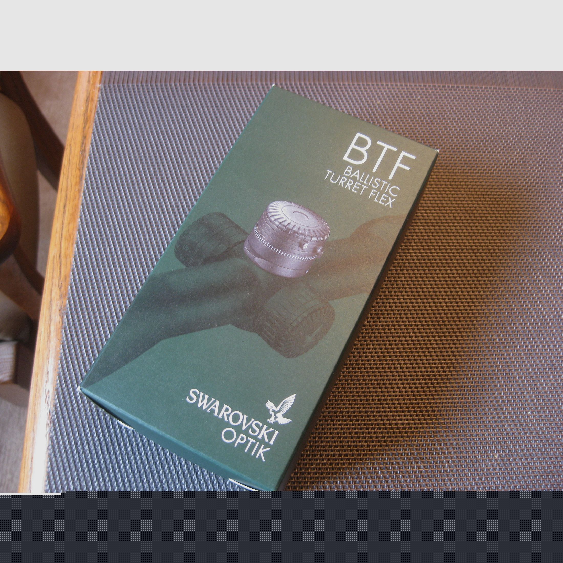 SWAROVSKI BTF = ballistic turret for ALL Z8i variants, so for Gen.I as well as Gen.II and Gen.+ !! NEW in original packaging !! NOT for Z6i models !!