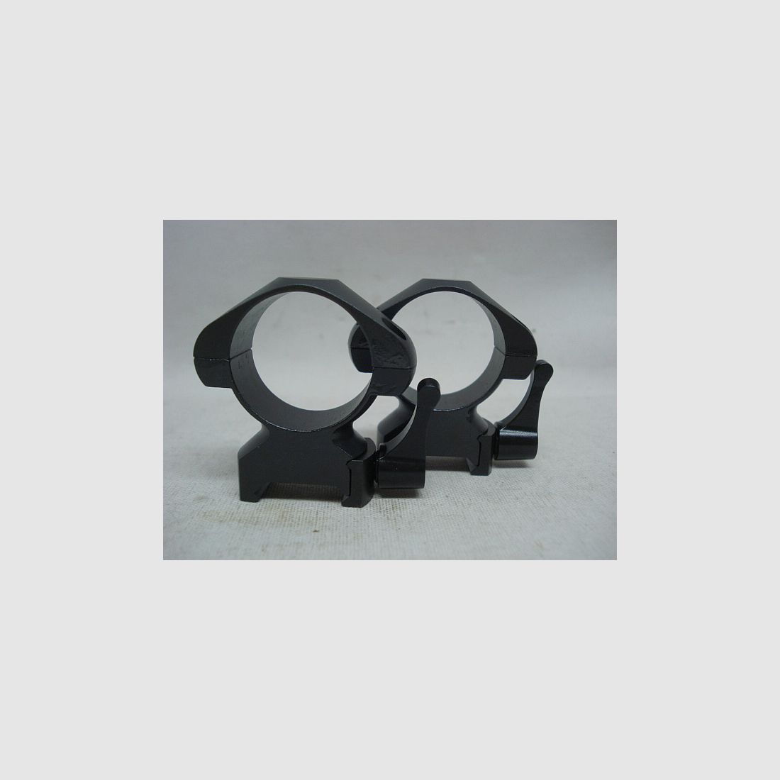 Anelli in acciaio alti 30 mm - Weaver/Picat., coppia con leva