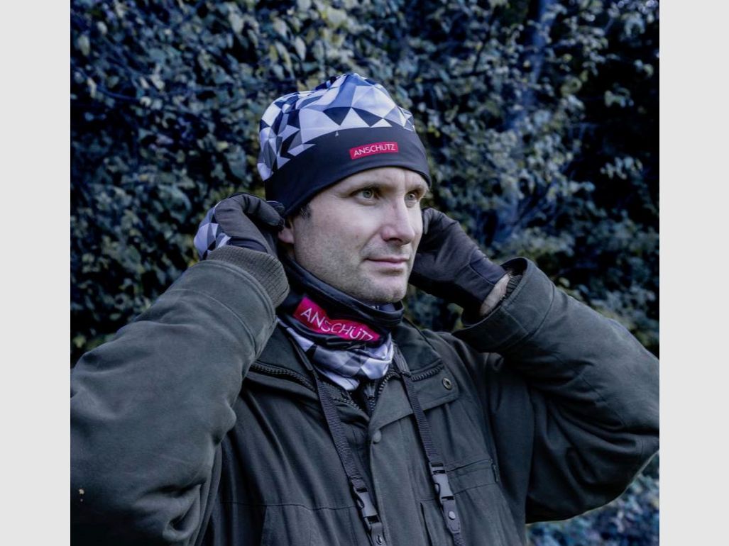 czapka Anschütz 15502LXL w kamuflażu szarym rozmiar L/XL