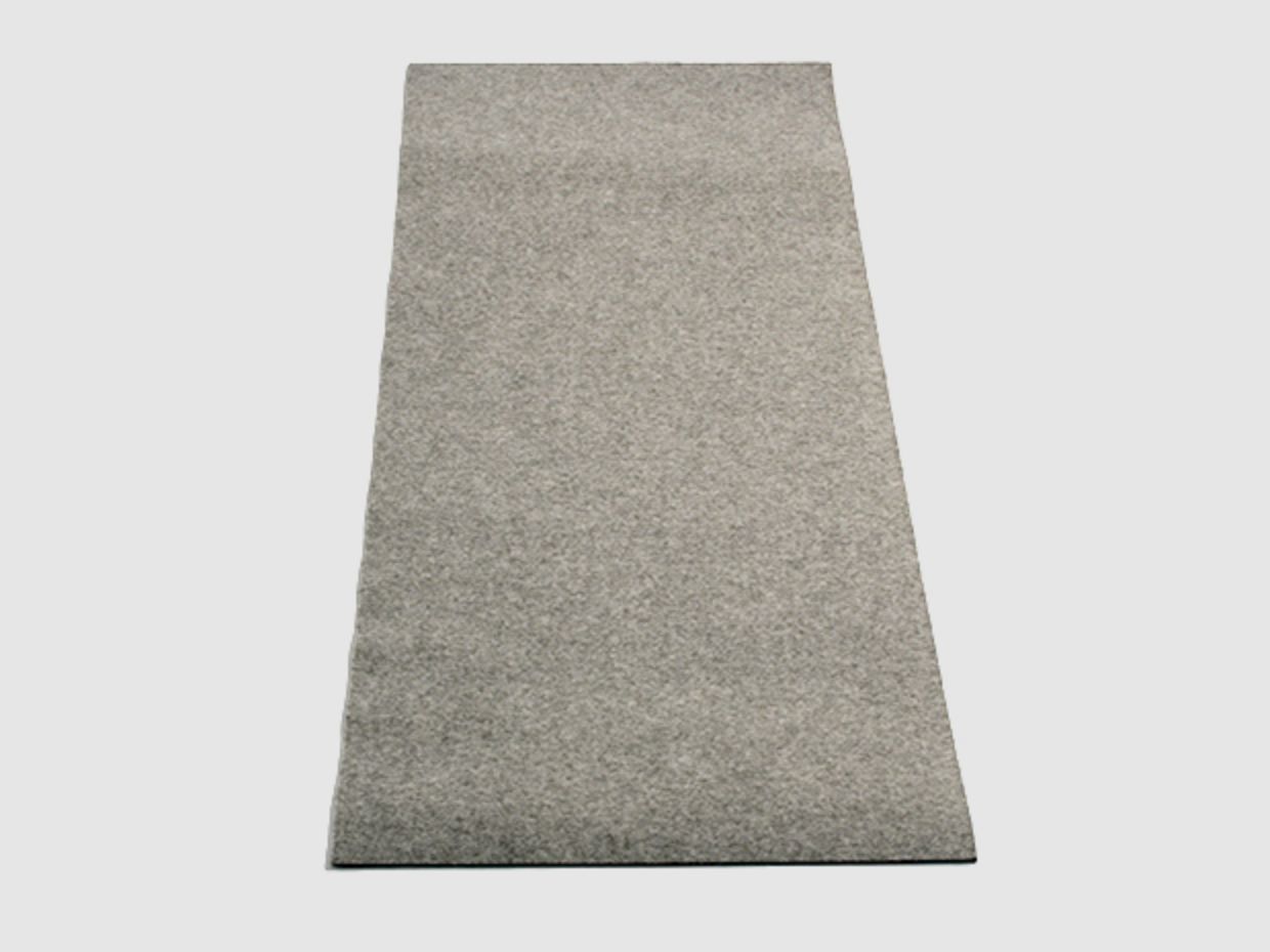 Tapis de nettoyage gris, env. 1.000 x 300mm, feutre