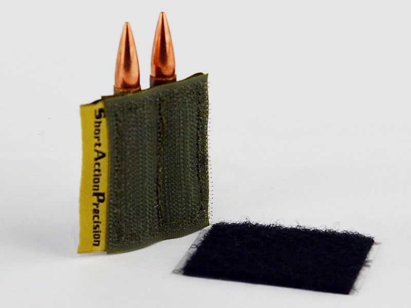 Supporto per cartucce con VELCRO, autoadesivo nero