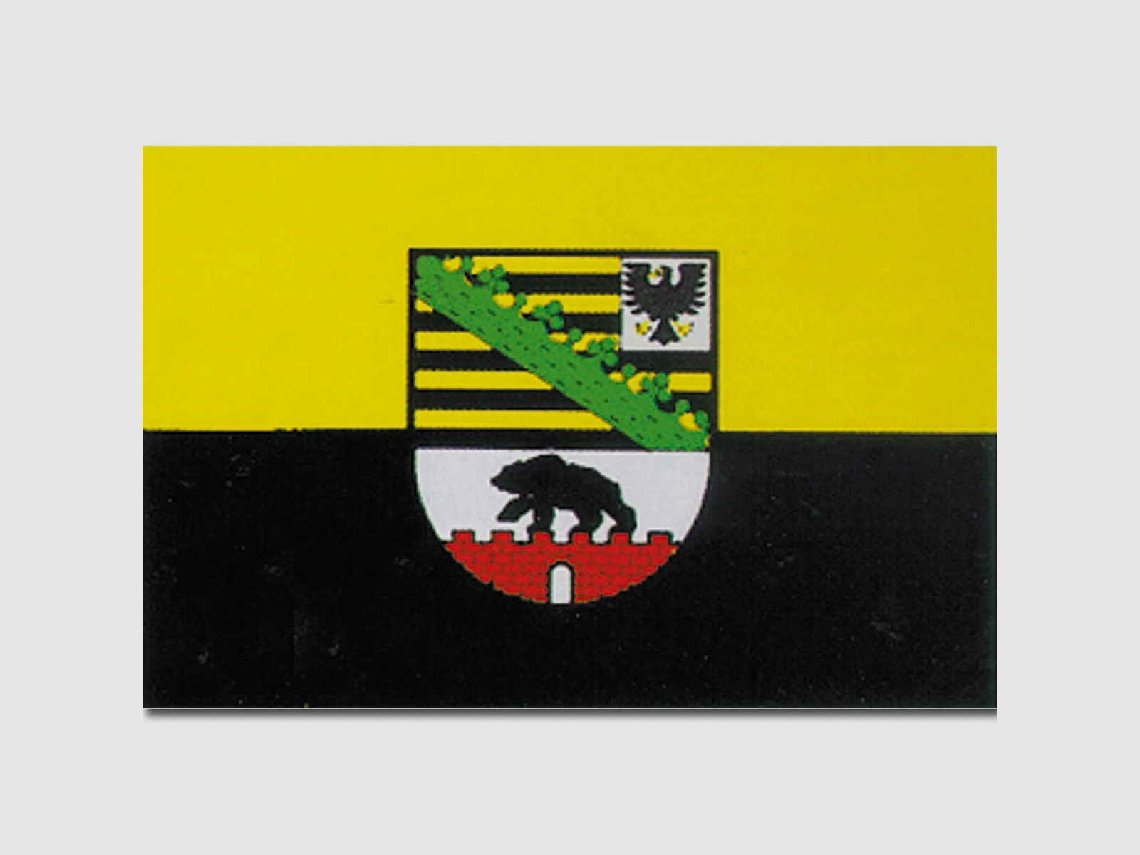 Unbekannt Flagge Sachsen-Anhalt