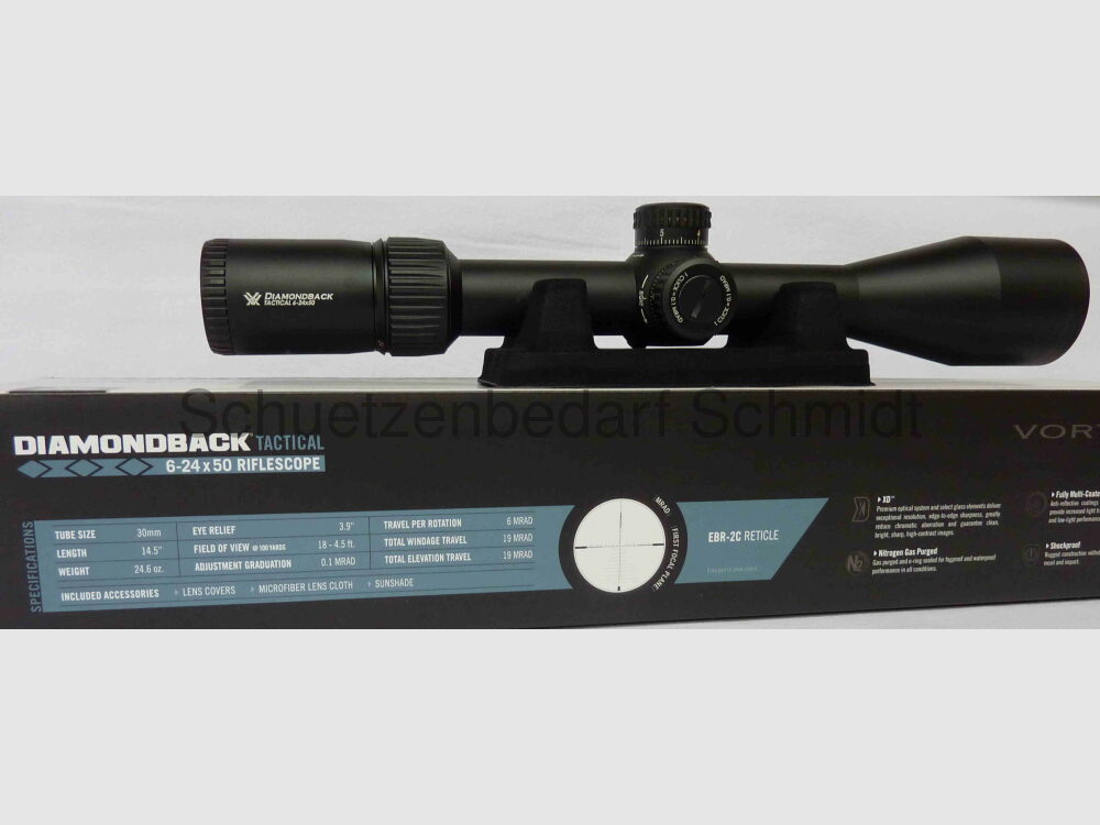 Vortex Diamondback Tactical 6-24x50 FFP MRAD