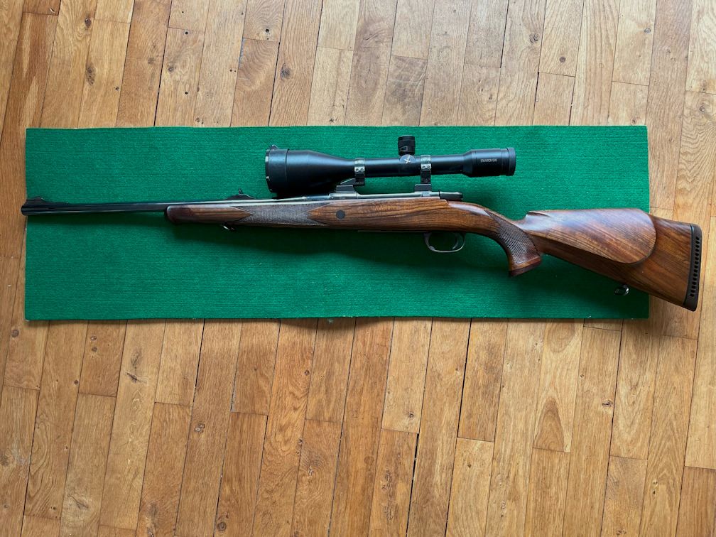 Heym SR20 boar rifle 9.3x62 – Magnaport, Swarovski scope with LA
