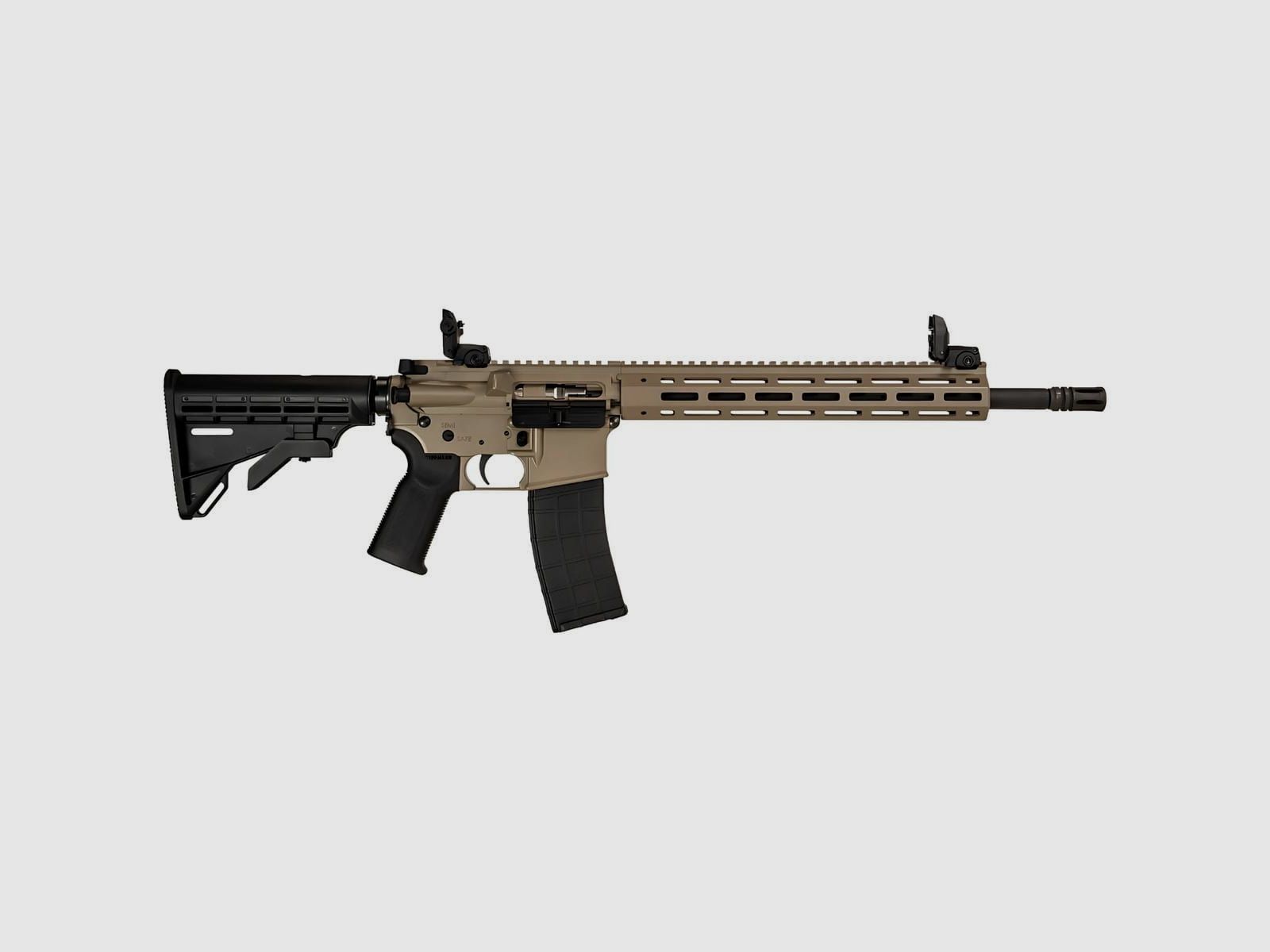 Karabinek samopowtarzalny bocznego zapłonu Tippmann Arms M4-22 ELITE-L kolor FDE kal. .22 LR., lufa 406mm/16", zdjęcie 2 z 2