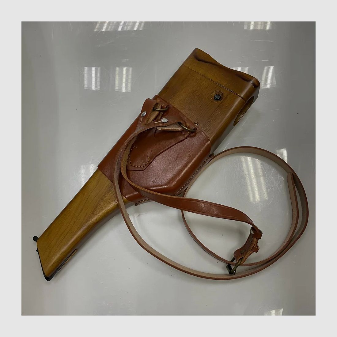 Mauser C96 Broomhandle M712 rapid fire stock with loading block, image 5 of 5