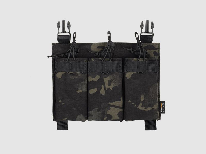 Buckle Up Triple 5.56 Mag Pouch - Multicam Black [8FIELDS PREMIUM]
