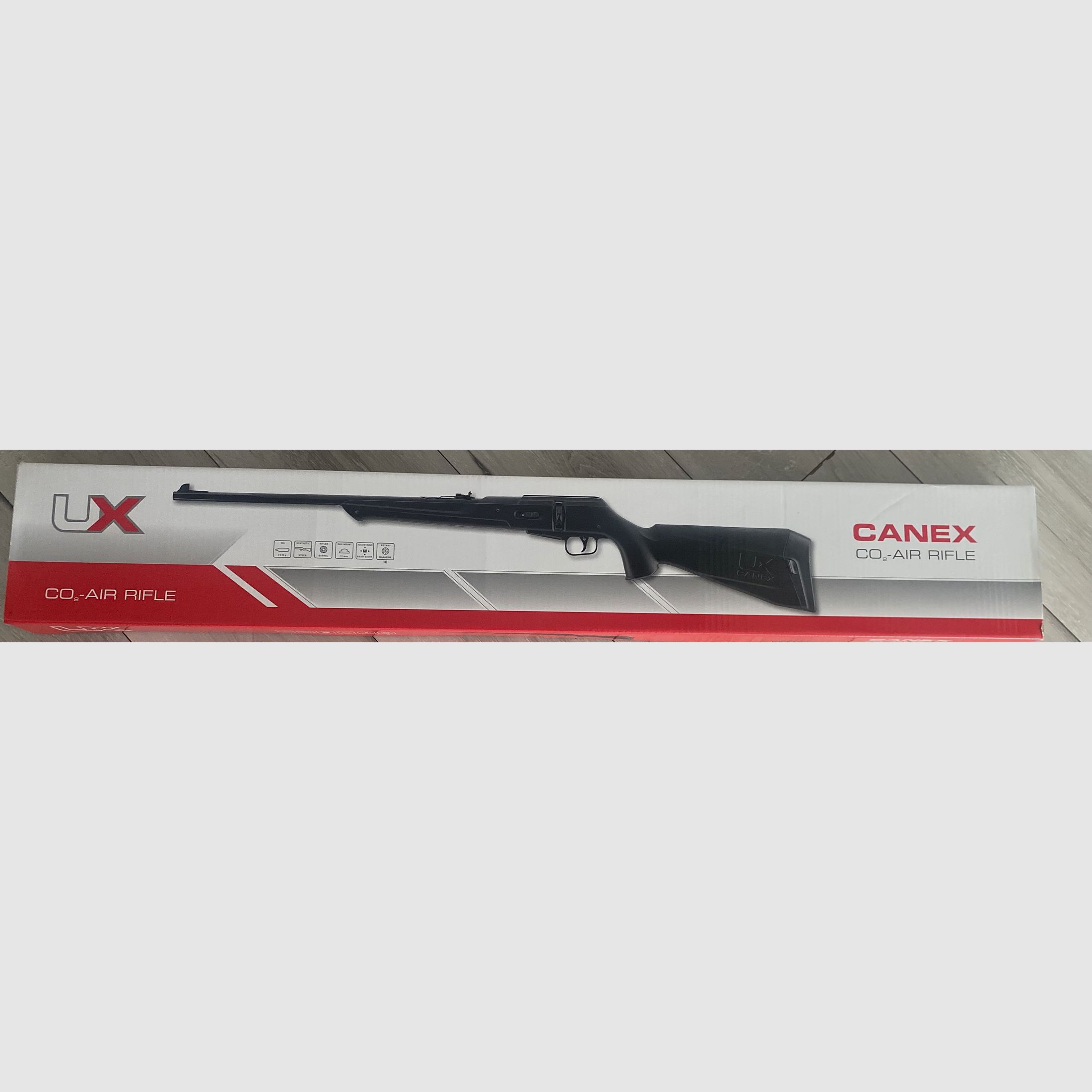 CO2 rifle UX Canex 4,5 mm diabolo