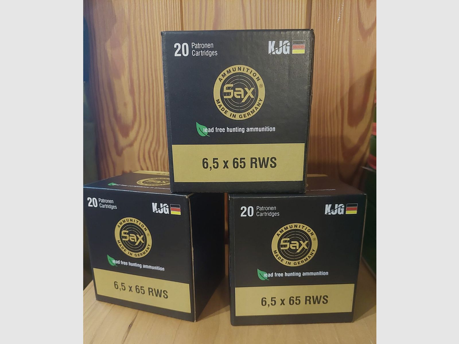 AMMUNITION FOR RIFLE SAX KJG CAL 6.5X65 RWS