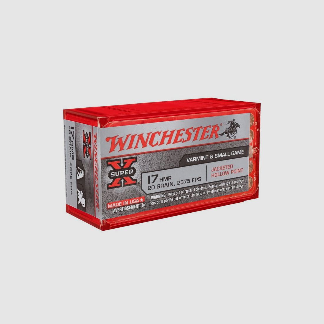 Winchester Super X JHP 20 grs. .17 HMR - 50 pcs.