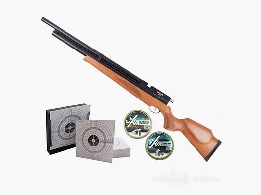 Airmax M22 PCP rifle 4.5mm diabolo pellet trap set
