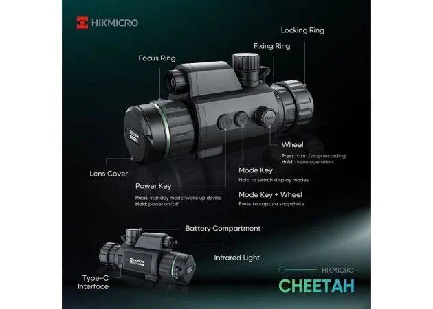 HikMicro Cheetah LRF 940 nm IR Nachtsichtgerät, Bild 12 von 12