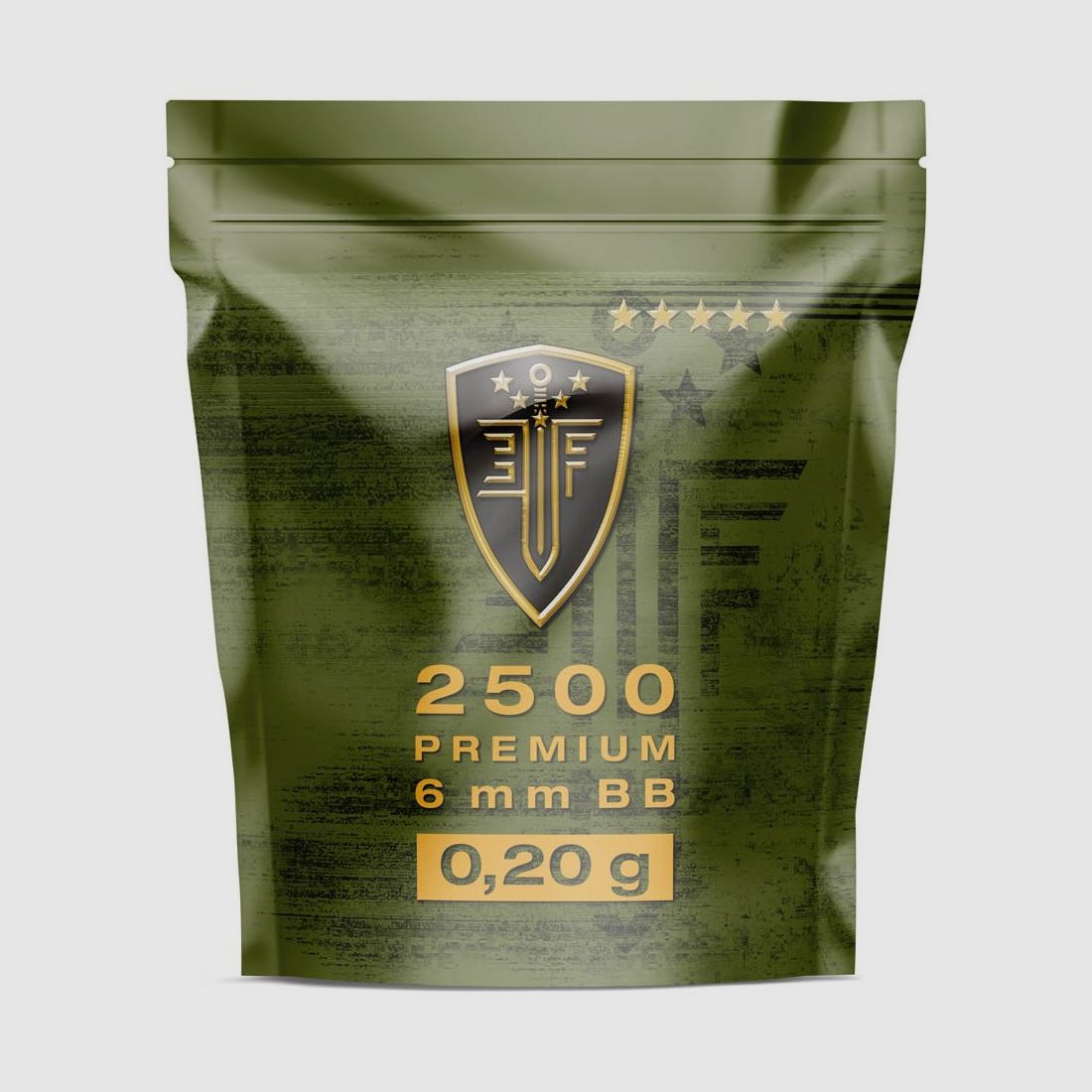 Elite Force Premium BBs 6 mm, 0,20 g, weiß, 2.500 St., Zip-Beutel
