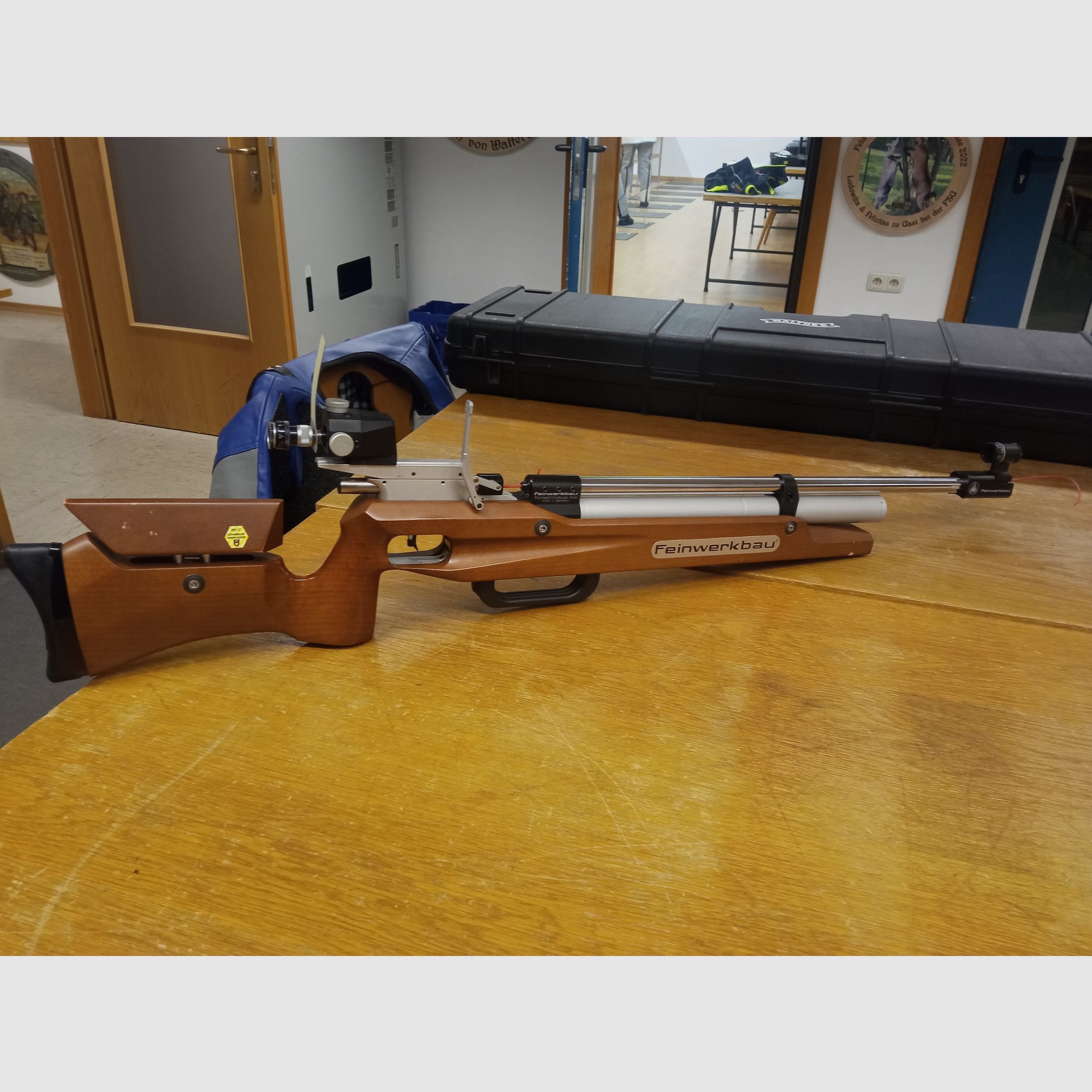 Used air rifle FWB 700 wood.