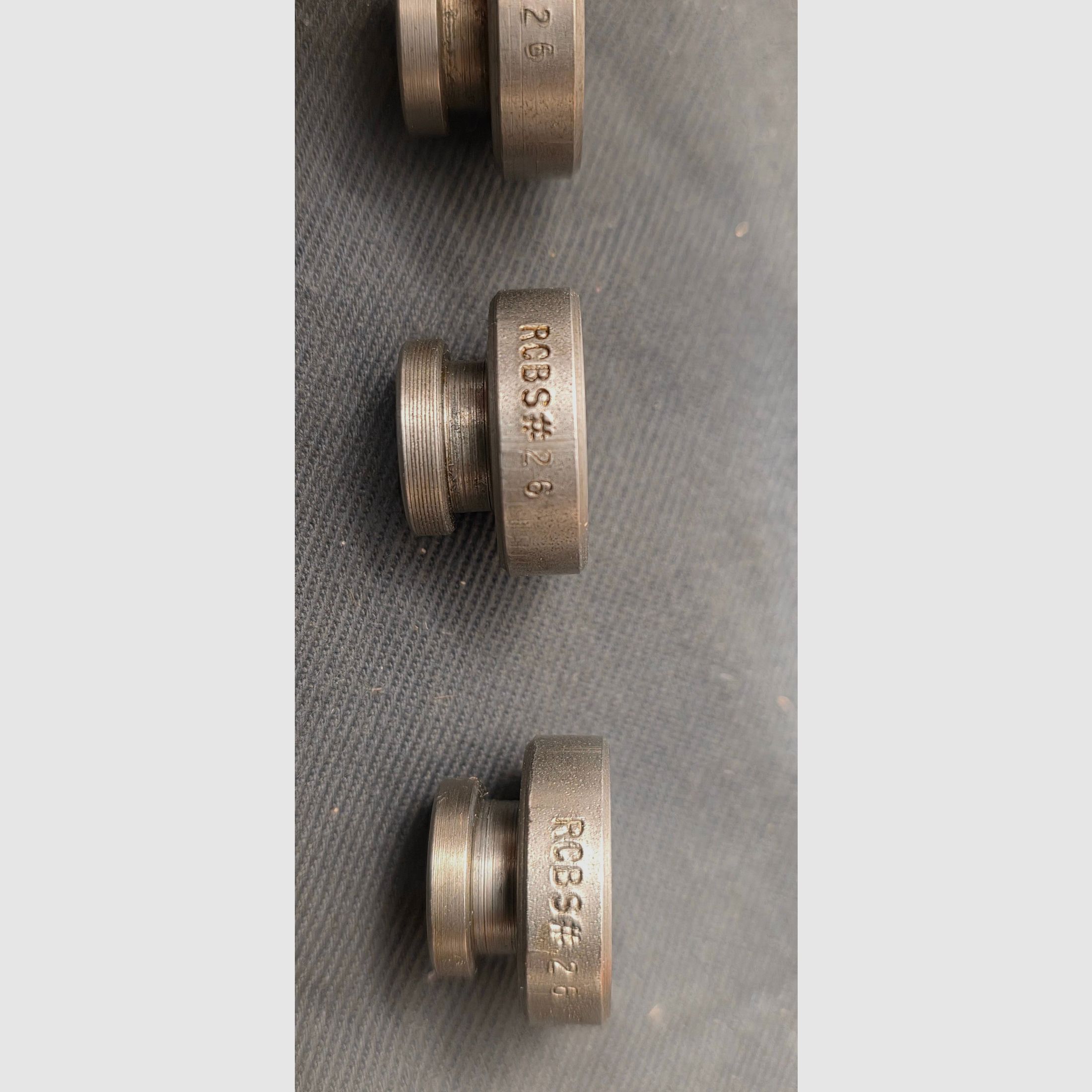 3x RCBS No. 26 shell holders 7x65mm Rimmed