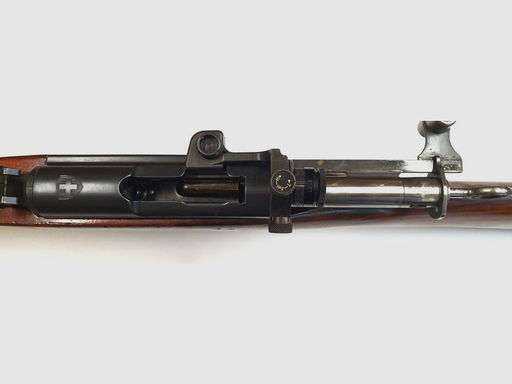 Waffenfabrik Bern Repetierbüchse Waffenfabrik Bern Schweizer K31 Kaliber 7,5x55swiss komplett nummerngleich + Diopter