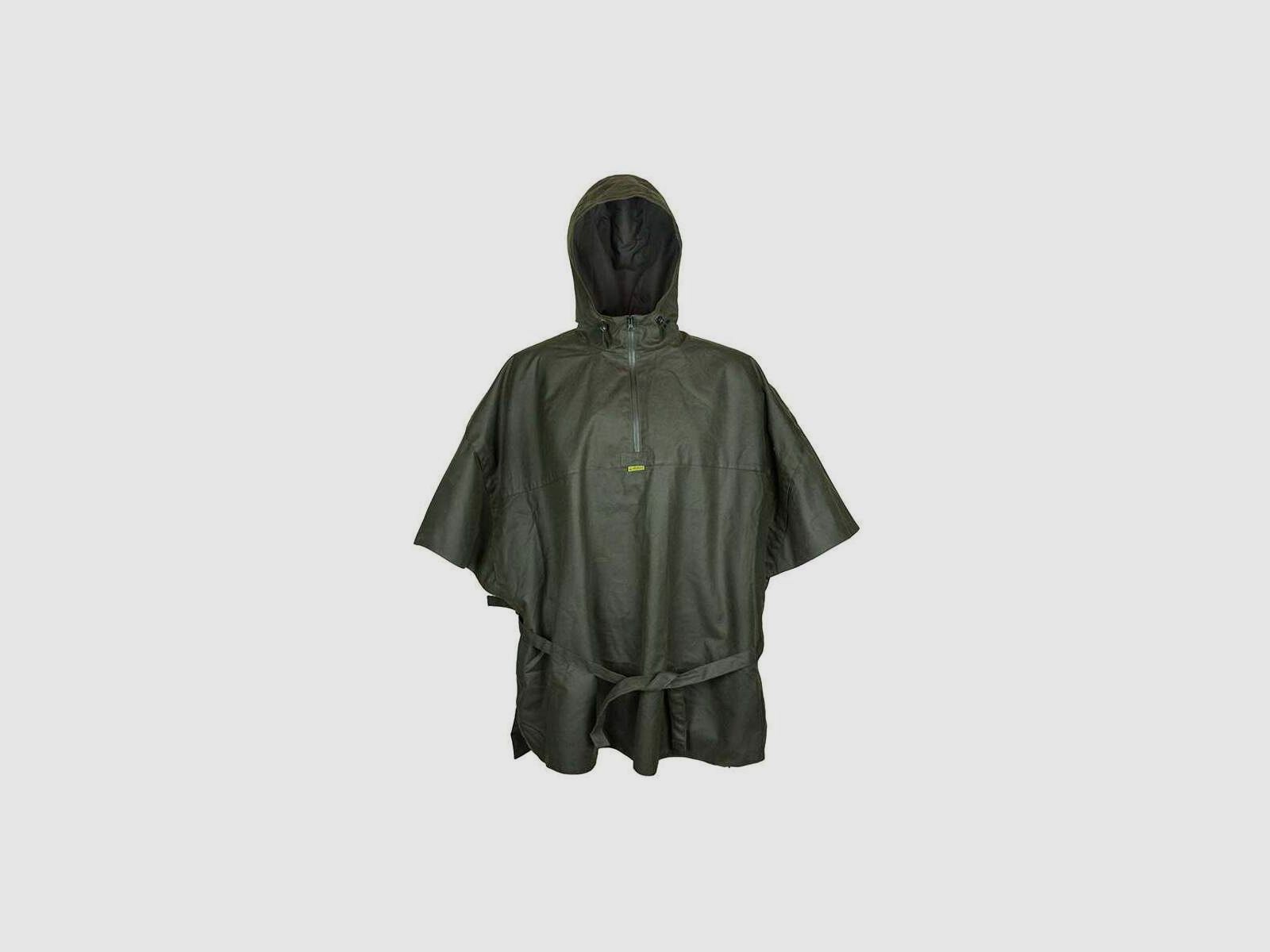 WALDKAUZ cape de pluie "Wassermann" en waxcotton, olive, image 1 sur 10