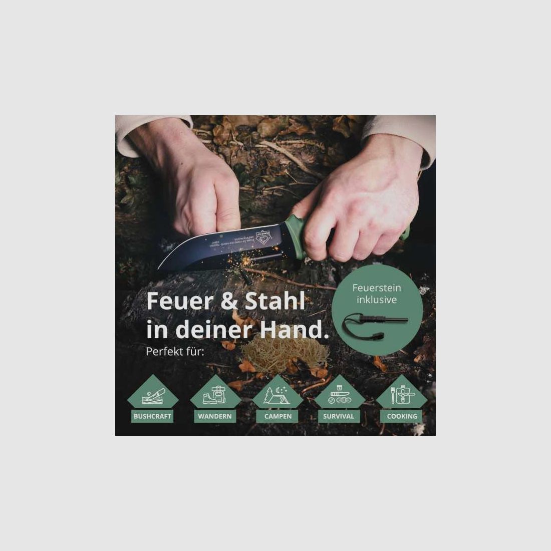 PUMA XP FOREVER SURVIVAL Messer mit Feuerstarter