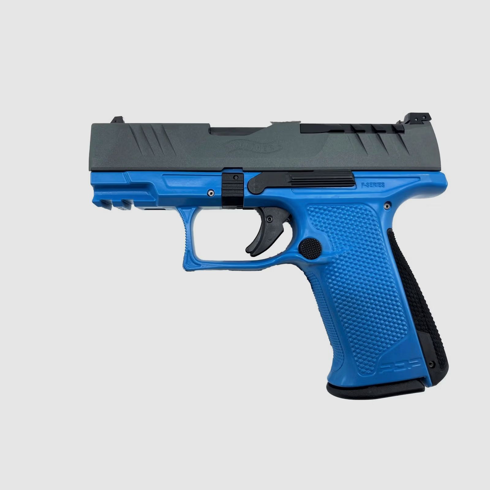 Walther Pistole PDP F-Series 3.5″ Grau/Blau – 9 mm Para