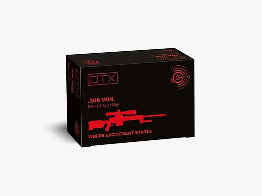 GECO Kal.308 Win. DTX 9,7g/150gr 50Stk.