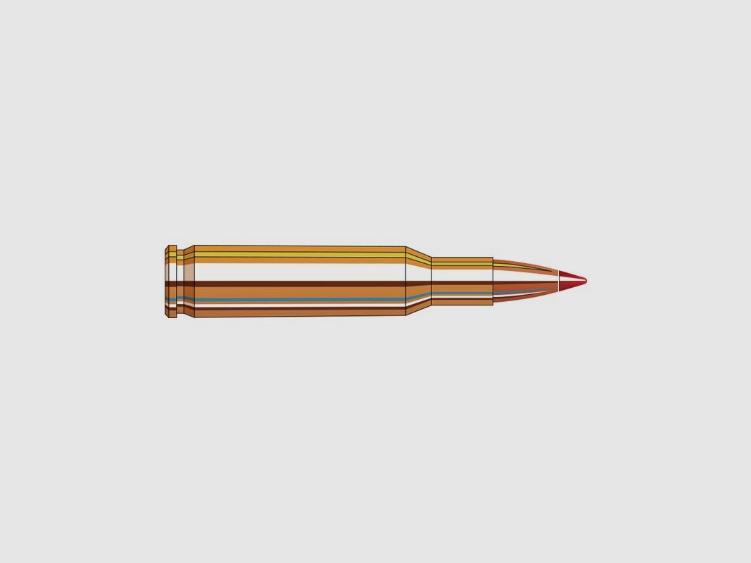 HORNADY 222 REM 50GR V-MAX SUPERFORMANCE VARMINT, zdjęcie 3 z 4