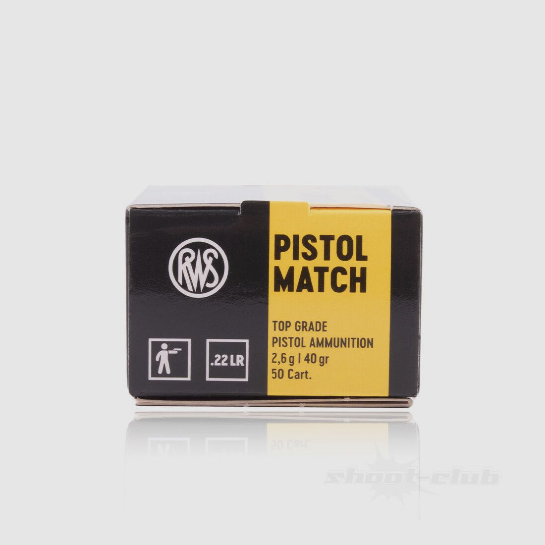 RWS Pistol Match LRN 40grs 50St .22lr, imagen 5 de 5