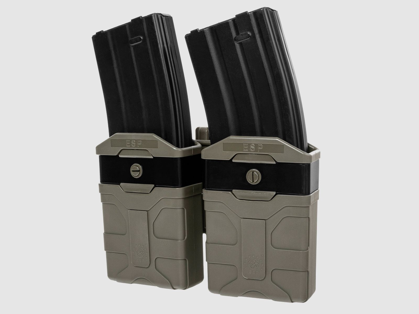 ESP - Podwójna ładownica obrotowa z montażem UBC-05-A na magazynek AR-15 - Olive Drab - MH-MH-54-AR15, zdjęcie 8 z 8