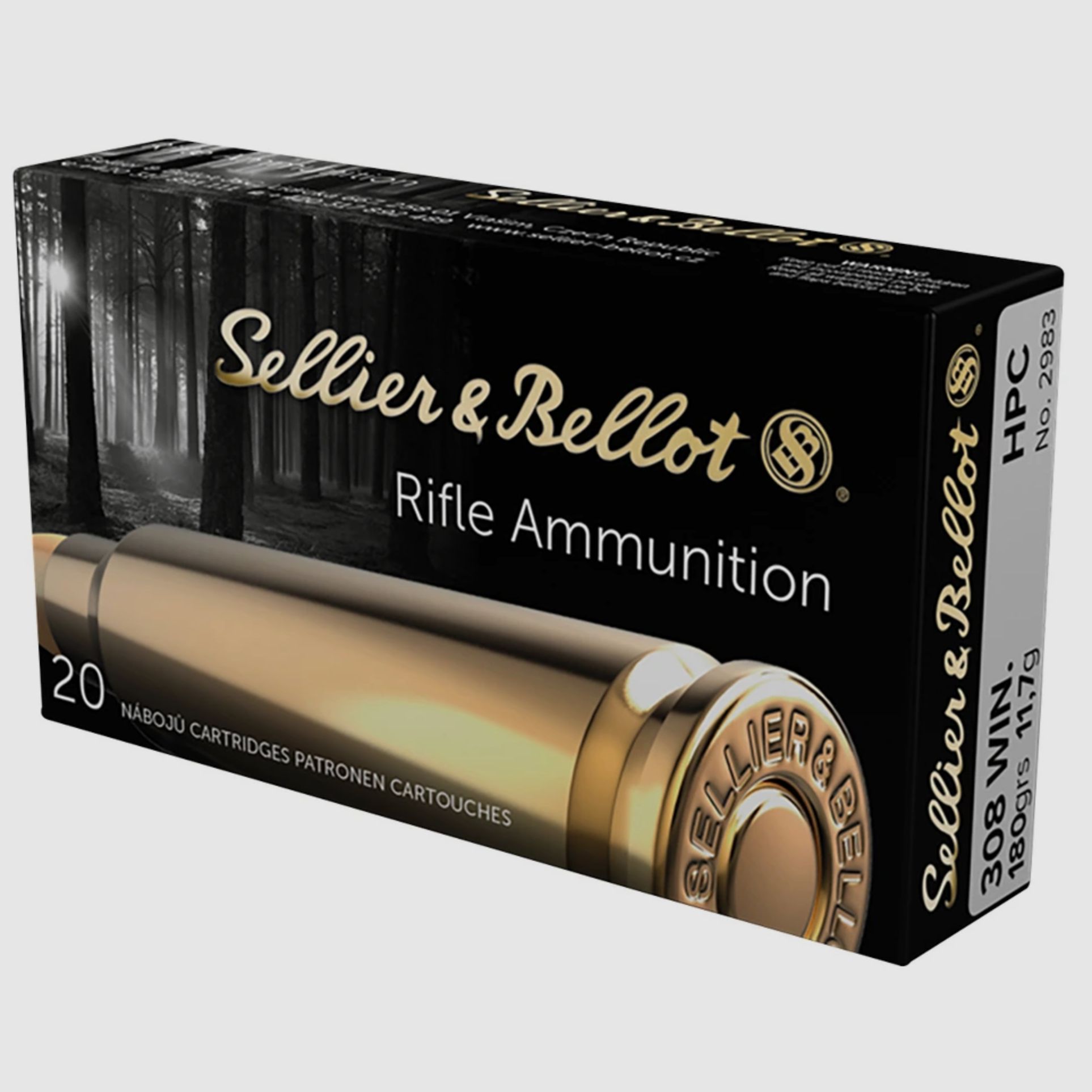 Sellier & Bellot 162717 .308 Win. HPC 11,7g 180grs. 20 Stück