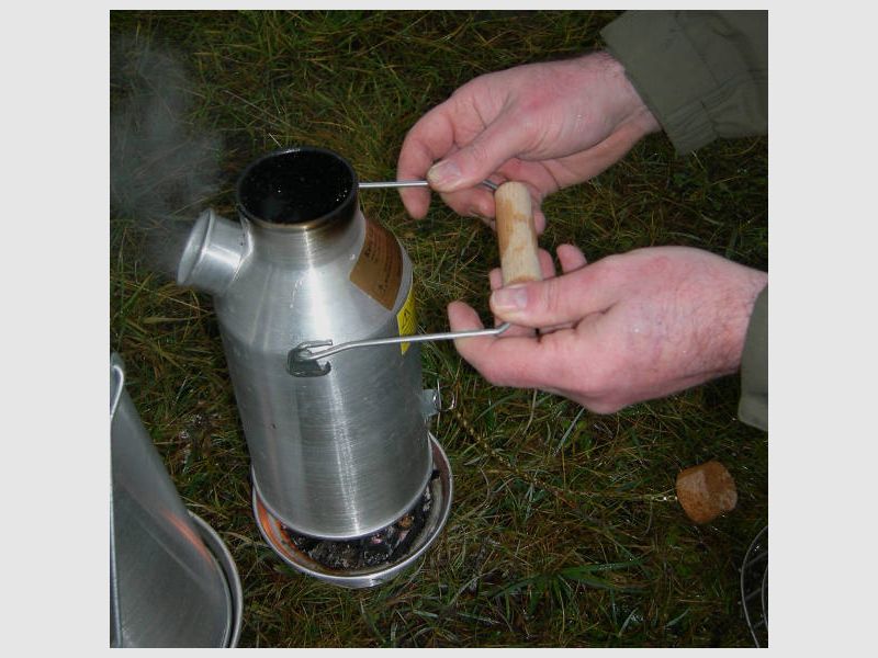 Kelly Kettle Base Camp - Edelstahl