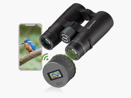NATIONAL GEOGRAPHIC Fernglas TrueView NG 10x42 mit WiFi Okular